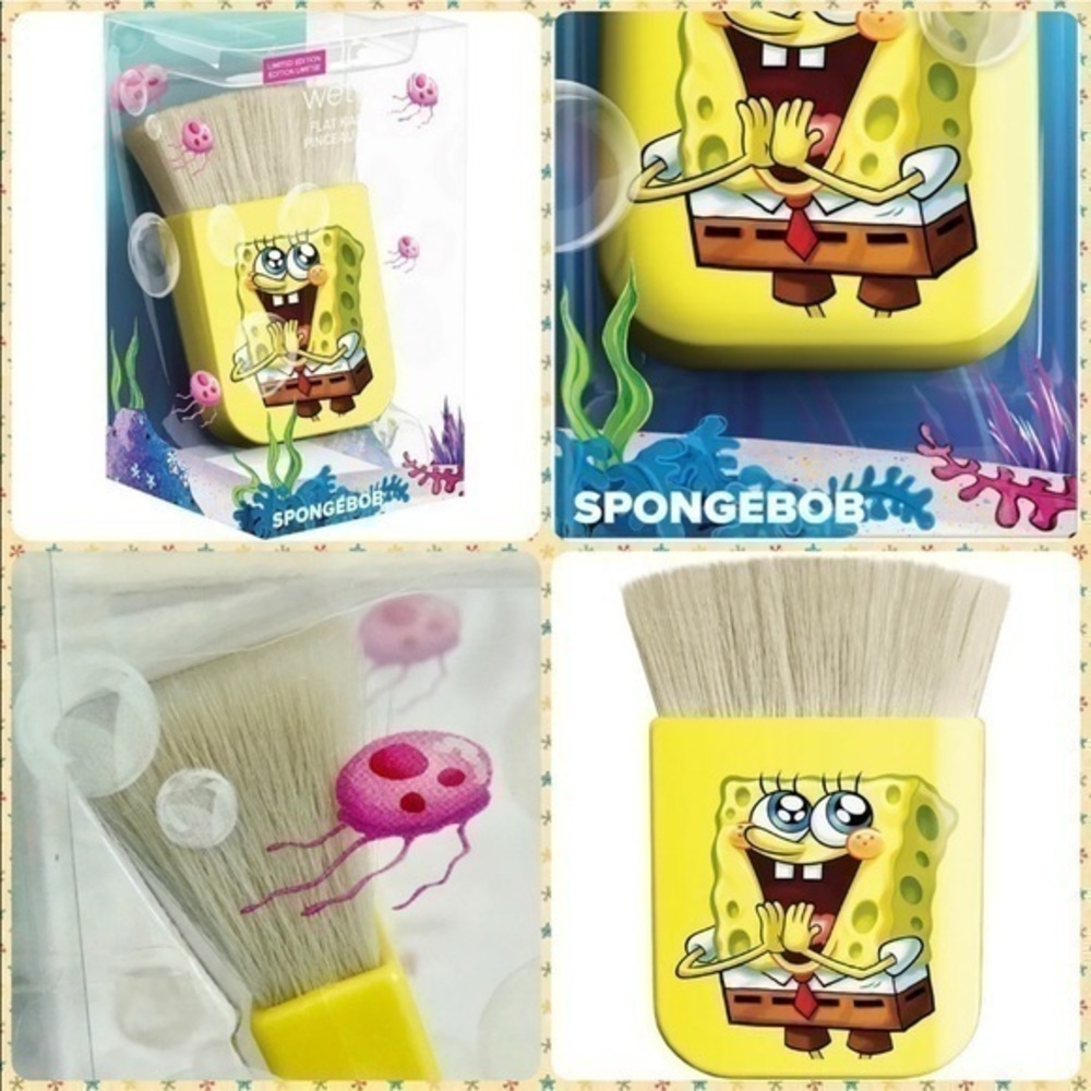 WET & WILD x Spongebob Squarepants Flat Kabuki Brush